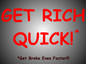 Get Rich Quick Scam